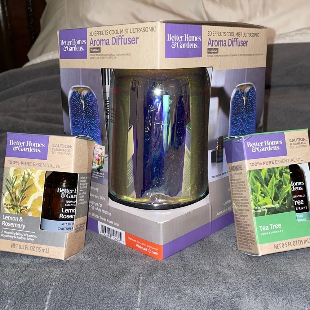 Better Home & Gardens Aroma Diffuser - two essential oils included - Picture 1 of 9